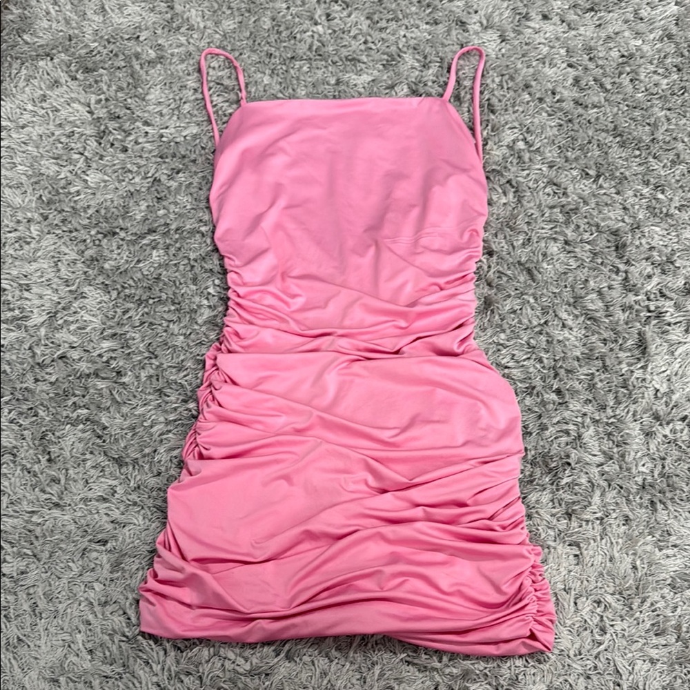 Revamped Vibrant Pink Dress